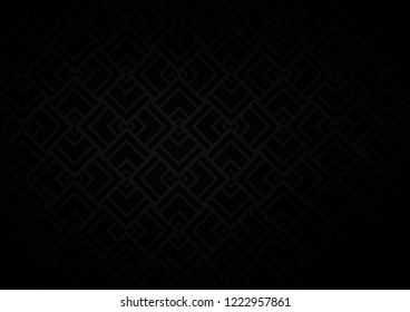Dark Silver, Gray vector layout with flat lines. Lines on blurred abstract background with gradient. Pattern for business booklets, leaflets.