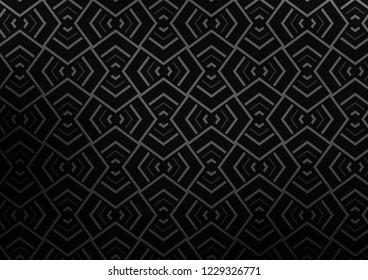 Dark Silver, Gray vector layout with flat lines. Modern geometrical abstract illustration with staves. Pattern for websites, landing pages.