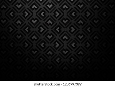 Dark Silver, Gray vector layout with flat lines. Decorative shining illustration with lines on abstract template. Pattern for websites, landing pages.