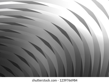 Dark Silver, Gray vector layout with flat lines. Lines on blurred abstract background with gradient. The pattern can be used for busines ad, booklets, leaflets