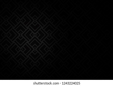 Dark Silver, Gray vector layout with flat lines. Shining illustration with lines on abstract template. Pattern for websites, landing pages.