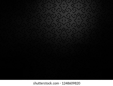 Dark Silver, Gray vector layout with flat lines. Lines on blurred abstract background with gradient. Pattern for ads, posters, banners.