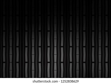 Dark Silver, Gray vector layout with flat lines. Shining colored illustration with narrow lines. Smart design for your business advert.