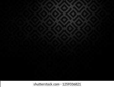 Dark Silver, Gray vector layout with lines, rectangle. Colorful lines, squares on abstract background with gradient. Pattern for websites, landing pages.