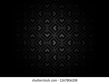 Dark Silver, Gray vector layout with flat lines. Shining colored illustration with narrow lines. Backdrop for TV commercials.