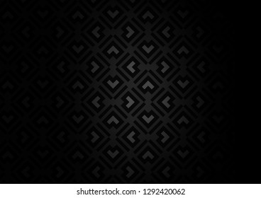 Dark Silver, Gray vector layout with flat lines. Modern geometrical abstract illustration with staves. Backdrop for TV commercials.