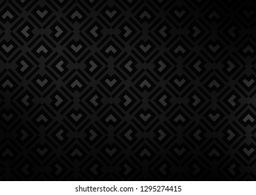 Dark Silver, Gray vector layout with flat lines. Decorative shining illustration with lines on abstract template. Pattern for websites, landing pages.