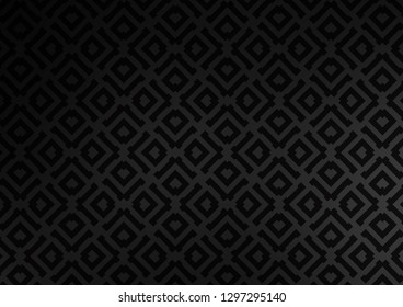 Dark Silver, Gray vector layout with lines, rectangle. Colorful illustration with lines, cubes on abstract template. Best design for your ad, poster, banner.