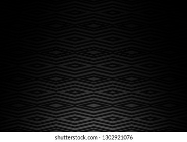 Dark Silver, Gray vector layout with lines, rectangle. Glitter abstract illustration with colorful lines, rhombuses. Smart design for your business advert.