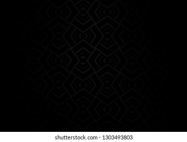 Dark Silver, Gray vector layout with flat lines. Shining colored illustration with narrow lines. Pattern for ads, posters, banners.