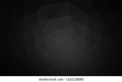 Dark Silver, Gray vector low poly layout. Colorful abstract illustration with gradient. Brand new design for your business.