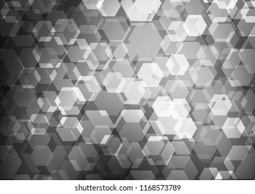 Dark Silver, Gray vector low poly pattern. An elegant bright illustration with gradient. The polygonal design can be used for your web site.