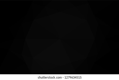 Dark Silver, Gray vector low poly texture. Shining colored illustration in a Brand new style. A completely new template for your business design.