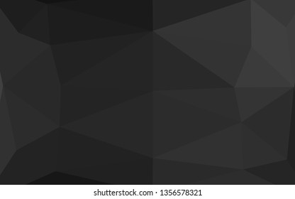Dark Silver, Gray vector low poly layout. Brand new colorful illustration in with gradient. Completely new template for your business design.