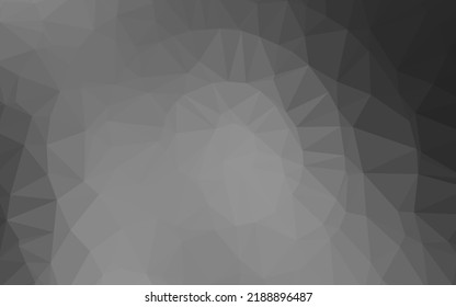 Dark Silver, Gray vector low poly layout. Glitter abstract illustration with an elegant design. Brand new style for your business design.