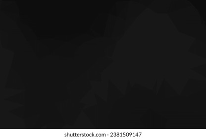 Dark Silver, Gray vector low poly texture. Triangular geometric sample with gradient.  Brand new design for your business.
