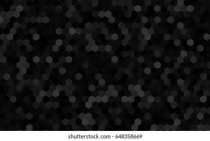 Dark Silver, Gray vector low poly background. A sample with a polygonal design. Low poly illustration, low polygonal background.