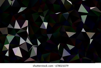 Dark Silver, Gray vector low poly pattern. An elegant bright illustration with gradient. A completely new template for your business design.