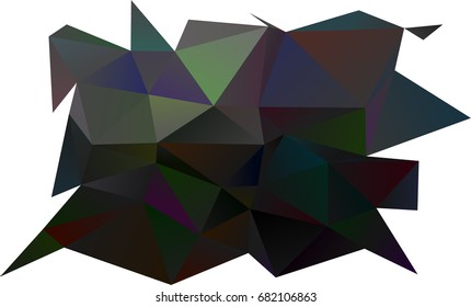 Dark Silver, Gray vector low poly template. Glitter abstract illustration with an elegant design. A new texture for your design.