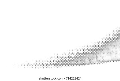 Dark Silver, Gray vector low poly background. A sample with a polygonal design. Low poly illustration, low polygonal background.