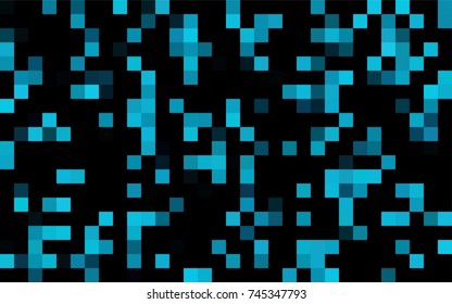 Dark Silver, Gray vector low poly background. A sample with a polygonal design. Illustration in polygonal style with repeating squares