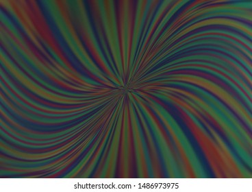 Dark Silver, Gray vector modern bokeh pattern. Colorful illustration in abstract style with gradient. The blurred design can be used for your web site.