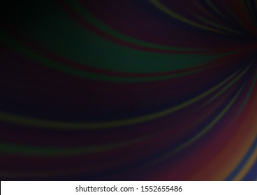 Dark Silver, Gray vector modern bokeh pattern. A vague abstract illustration with gradient. A completely new design for your business.