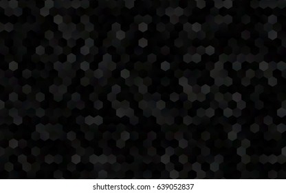 Dark Silver, Gray vector modern geometrical abstract background. Texture, brand-new background. Geometric background in Origami style with gradient. 