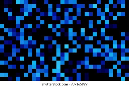 Dark Silver, Gray vector modern geometrical background. Abstract template. Geometric pattern in square style with gradient.