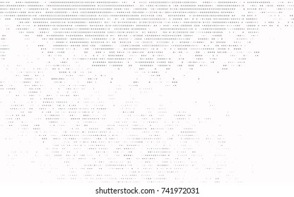 Dark Silver, Gray vector modern geometrical circle abstract background. Dotted texture template. Geometric pattern in halftone style with gradient. 