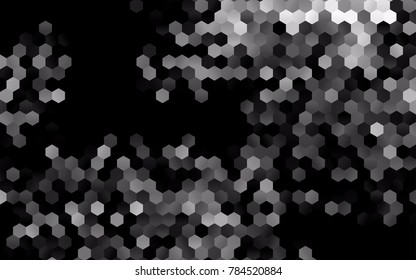 Dark Silver, Gray vector modern geometrical abstract background. Texture, brand-new background. Geometric background in Origami style with gradient. 