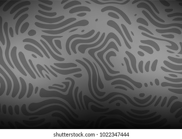 Dark Silver, Gray vector natural elegant texture. Sketchy hand drawn doodles on blurred background. Brand-new design for your business.