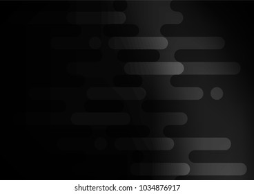 Dark Silver, Gray vector natural abstract pattern. Ethnic elegant natural pattern with gradient. The pattern can be used for wallpapers and coloring books.