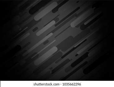Dark Silver, Gray vector natural abstract template. A completely new color illustration in doodle style. The completely new template can be used for your brand book.