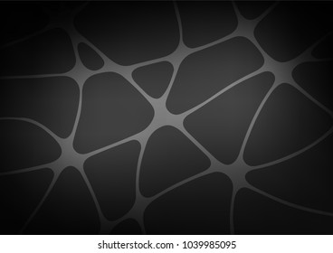 Dark Silver, Gray vector natural abstract background. Ethnic elegant natural pattern with gradient. Brand-new design for your business.