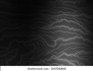 Dark Silver, Gray vector natural elegant pattern. Geometric doodle illustration in Origami style with gradient. A new texture for your design.