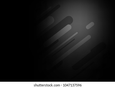 Dark Silver, Gray vector natural abstract pattern. Colorful illustration in abstract style with doodles and Zen tangles. The pattern can be used for coloring books and pages for kids.