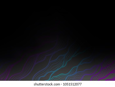 Dark Silver, Gray vector natural abstract template. Modern geometrical abstract illustration with doodles. A completely new template for your business design.