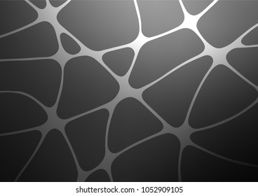 Dark Silver, Gray vector natural elegant texture. Modern geometrical abstract illustration with doodles. The best blurred design for your business.