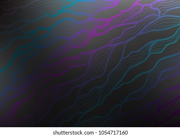Dark Silver, Gray vector natural elegant background. Creative illustration in blurred style with doodles and Zen tangles. Hand painted design for web, leaflet, textile.
