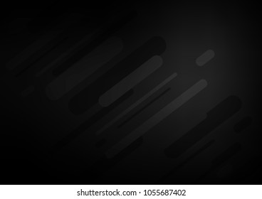 Dark Silver, Gray vector natural abstract pattern. Colorful abstract illustration with lines in Asian style. The best blurred design for your business.
