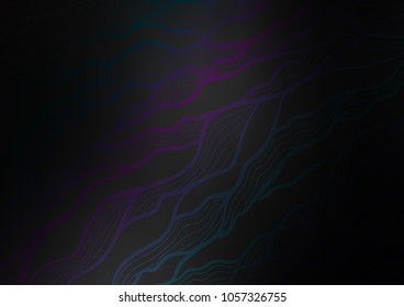 Dark Silver, Gray vector natural elegant pattern. Geometric doodle illustration in Origami style with gradient. The template can be used as a background for cell phones.