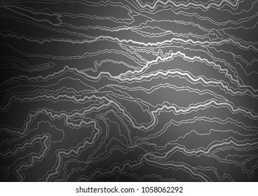 Dark Silver, Gray vector natural elegant pattern. Creative illustration in blurred style with doodles and Zen tangles. Hand painted design for web, wrapping, wallpaper.