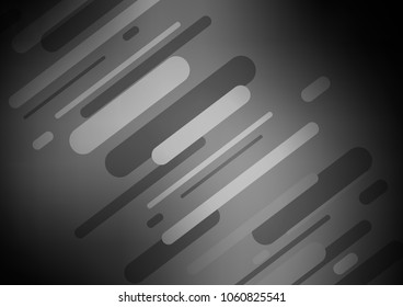 Dark Silver, Gray vector natural abstract texture. Colorful abstract illustration with lines in Asian style. The template can be used as a background for cell phones.