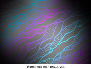Dark Silver, Gray vector natural abstract background. Colorful illustration in abstract style with doodles and Zen tangles. The pattern can be used for wallpapers and coloring books.