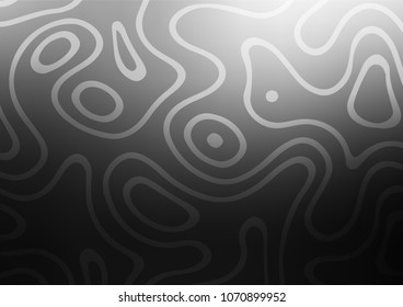Dark Silver, Gray vector natural elegant background. Sketchy hand drawn doodles on blurred background. The pattern can be used for wallpapers and coloring books.