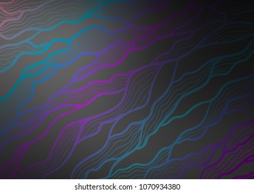 Dark Silver, Gray vector natural elegant template. Modern geometrical abstract illustration with doodles. The completely new template can be used for your brand book.