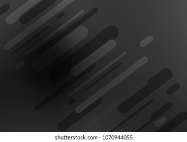 Dark Silver, Gray vector natural elegant pattern. Colorful illustration in abstract style with doodles and Zen tangles. A new texture for your design.