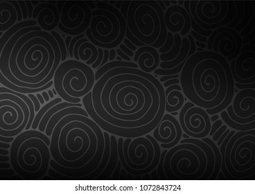 Dark Silver, Gray vector natural elegant texture. Geometric doodle illustration in Origami style with gradient. The completely new template can be used for your brand book.