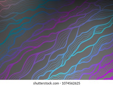Dark Silver, Gray vector natural elegant pattern. Colorful illustration in abstract style with doodles and Zen tangles. The template can be used as a background for cell phones.